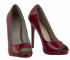 5.5″ Pleaser Red Peep Toe