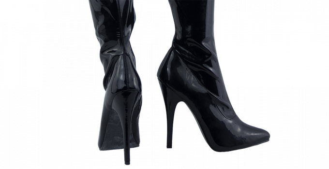 Pleaser Black Boots